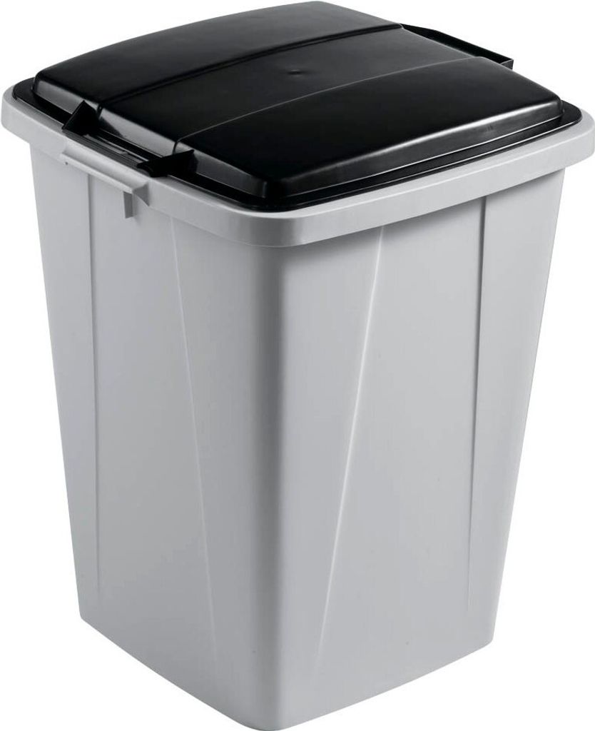DURABLE Durabin 90 Mülleimer 90,0 l grau, schwarz
