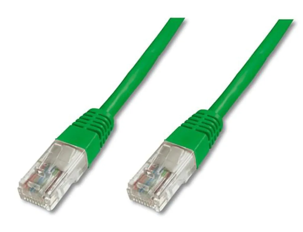 DIGITUS Patch Cable Premium 10m Cat 5e U/UTP Verde - Stock Ufficio