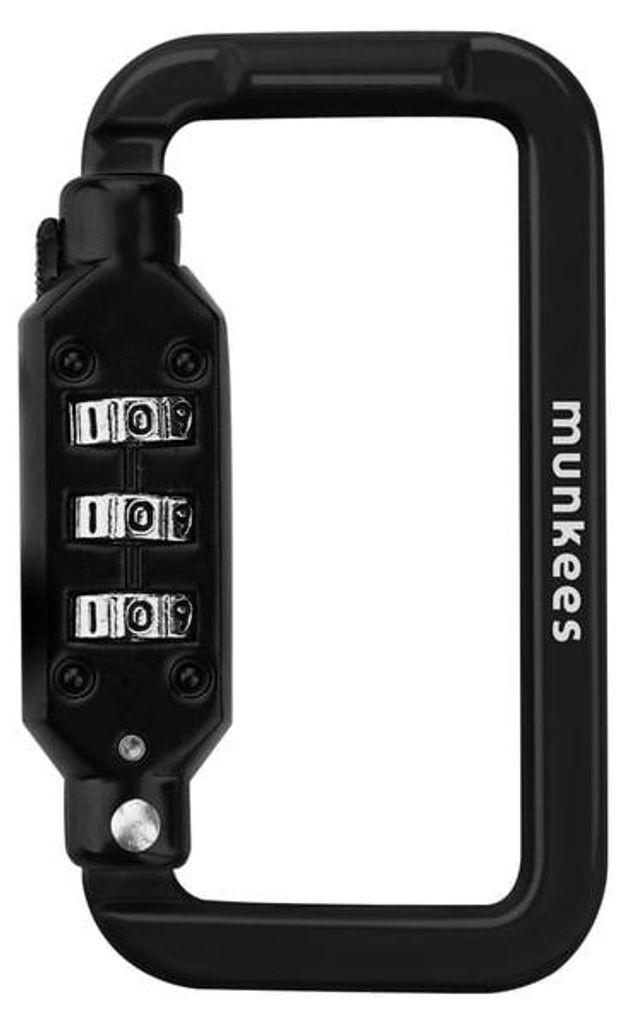 Karabiner GB Serie Quadratisch mit Zahlenschloss für Schlüsselanhänger und Rucksäcke
