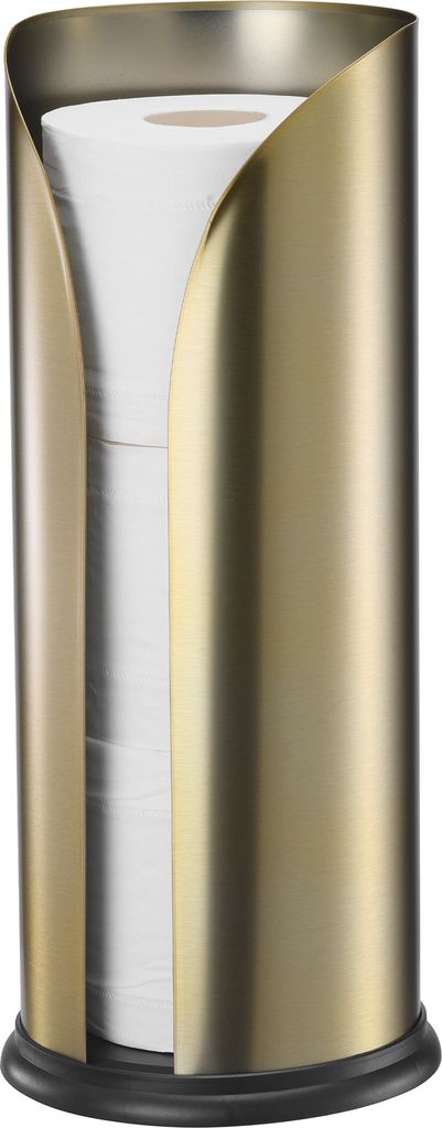 Navaris Toilettenpapier Aufbewahrung - moderner Klopapier WC Papier Halter - Klopapierhalter Klorollenhalter stehend - Klopapierständer -