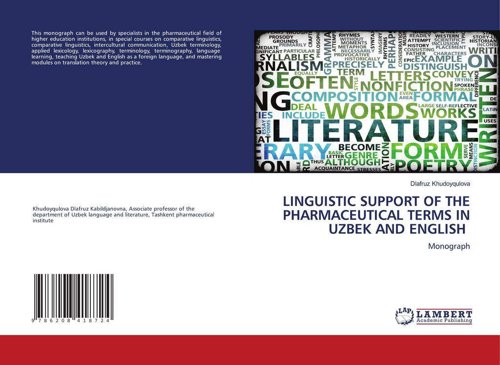 Linguistic Support Of The Pharmaceutical Terms In Uzbek And English
