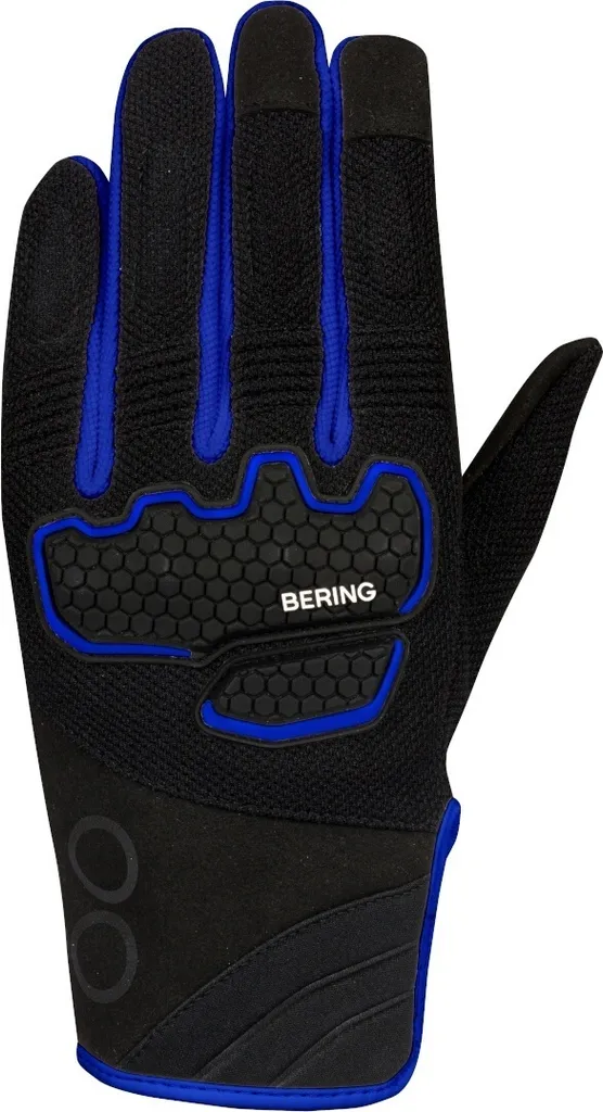 Guanti Moto Bering Breeze M Nero Blu | Freschezza e Comfort Summer