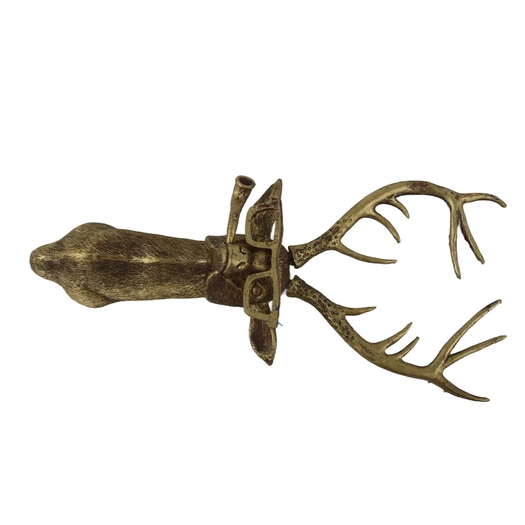 Ornement Animalier en Résine Bronzée Résistant aux UV et Intempéries 25cm