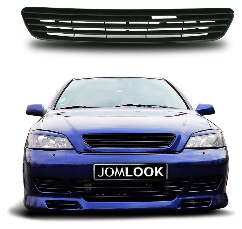 Sportgrill Wabengrill schwarz ohne Emblem für Opel Astra G Produktbild 