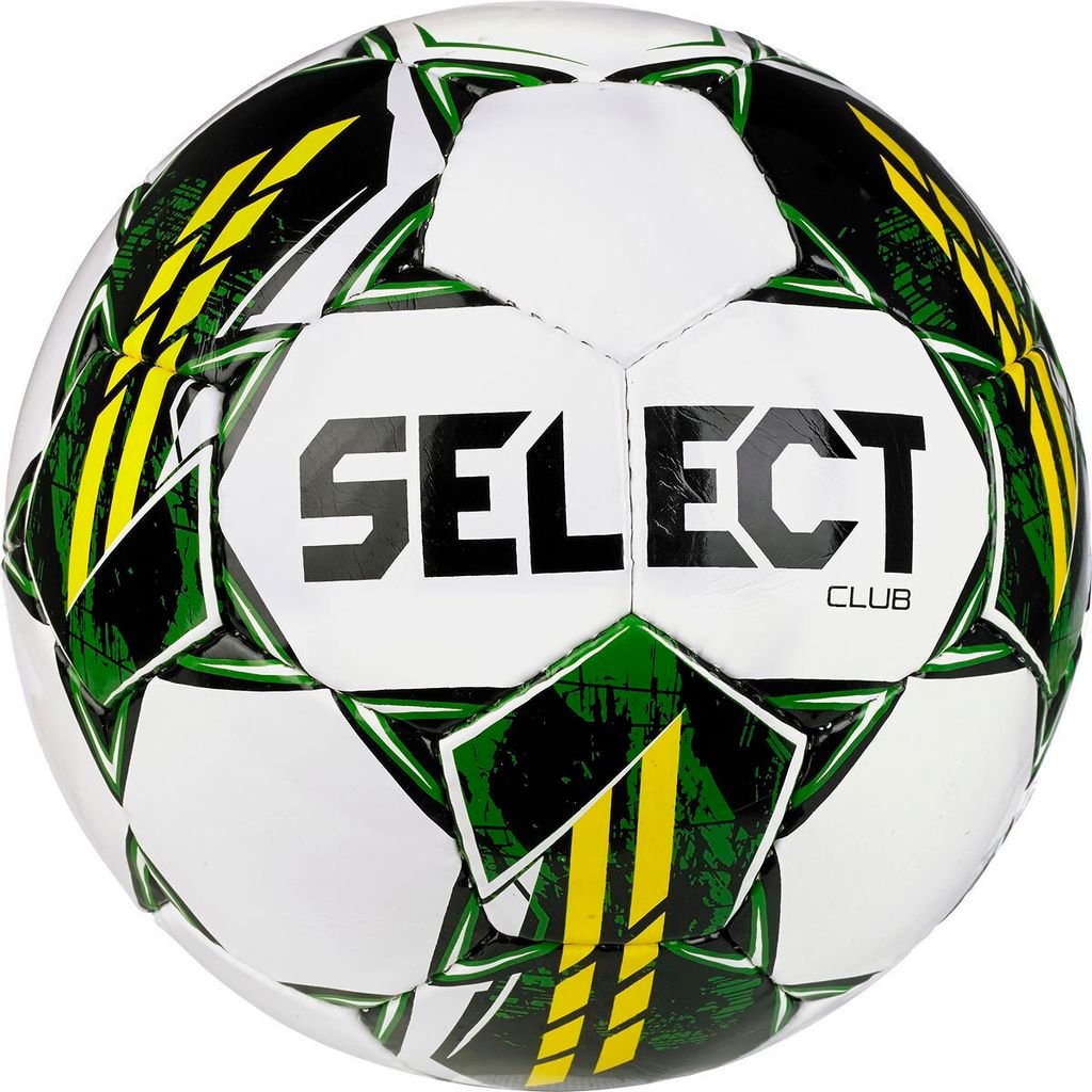 Select Club (Size 5) V25 Trainingsball - Weiß / Gelb | Größe: 5