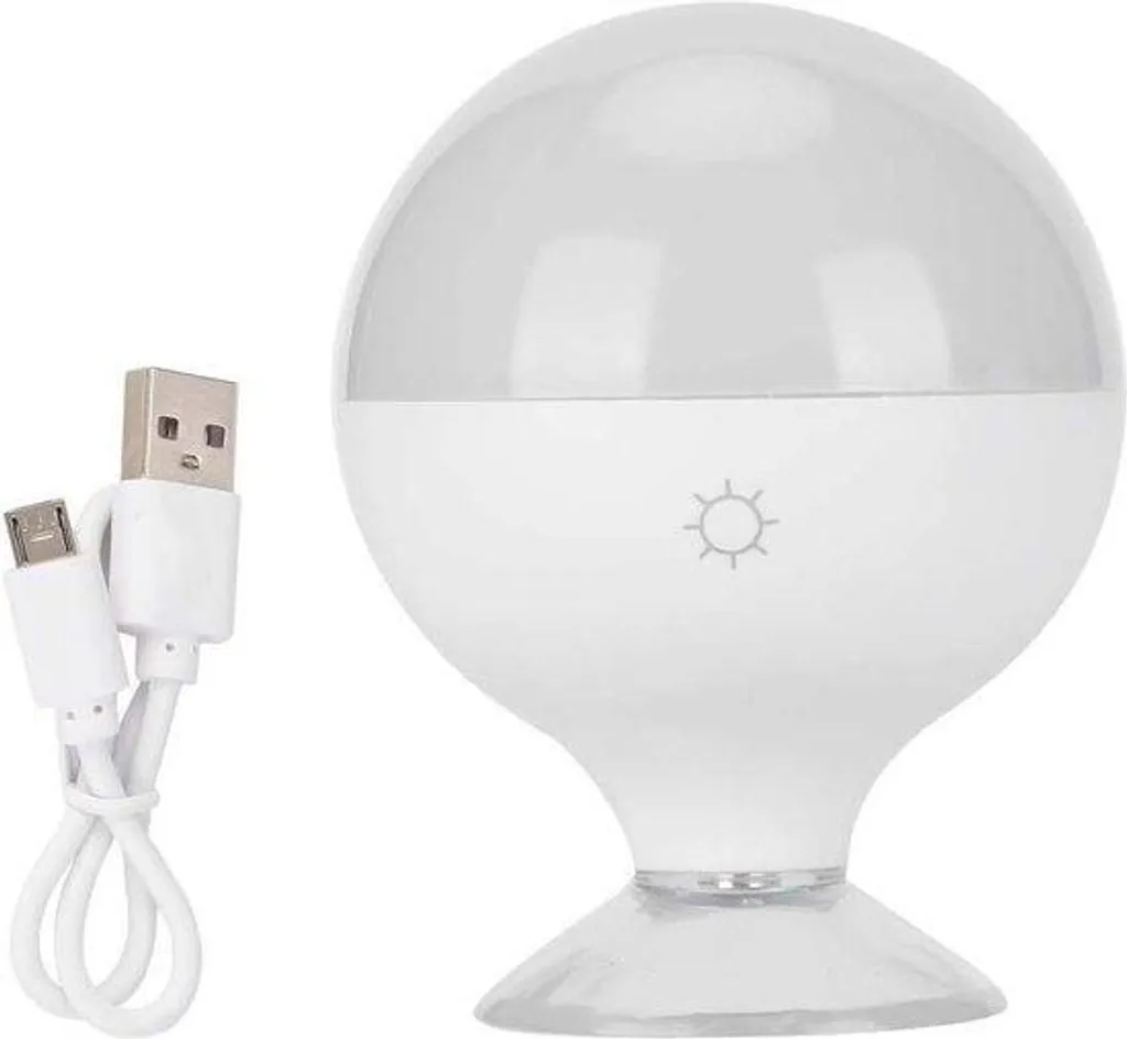 Lampe LED blanche dimmable pour miroir maquillage USB - Intensité réglable
