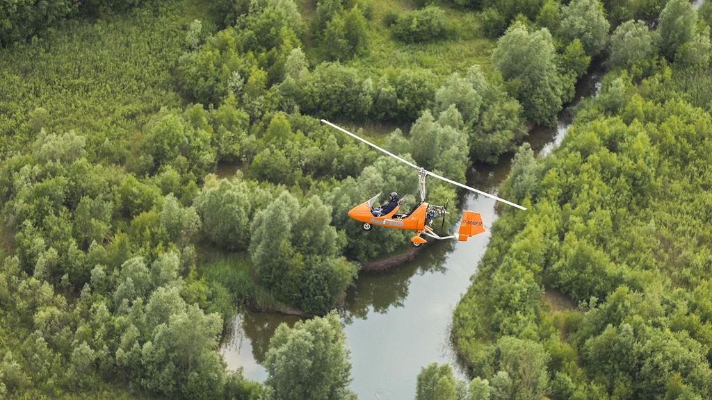 Jochen Schweizer Tragschrauber Rundflug Hamburg; Erlebnis verschenken oder selbst erleben; Gutschein gültig für 1 Person