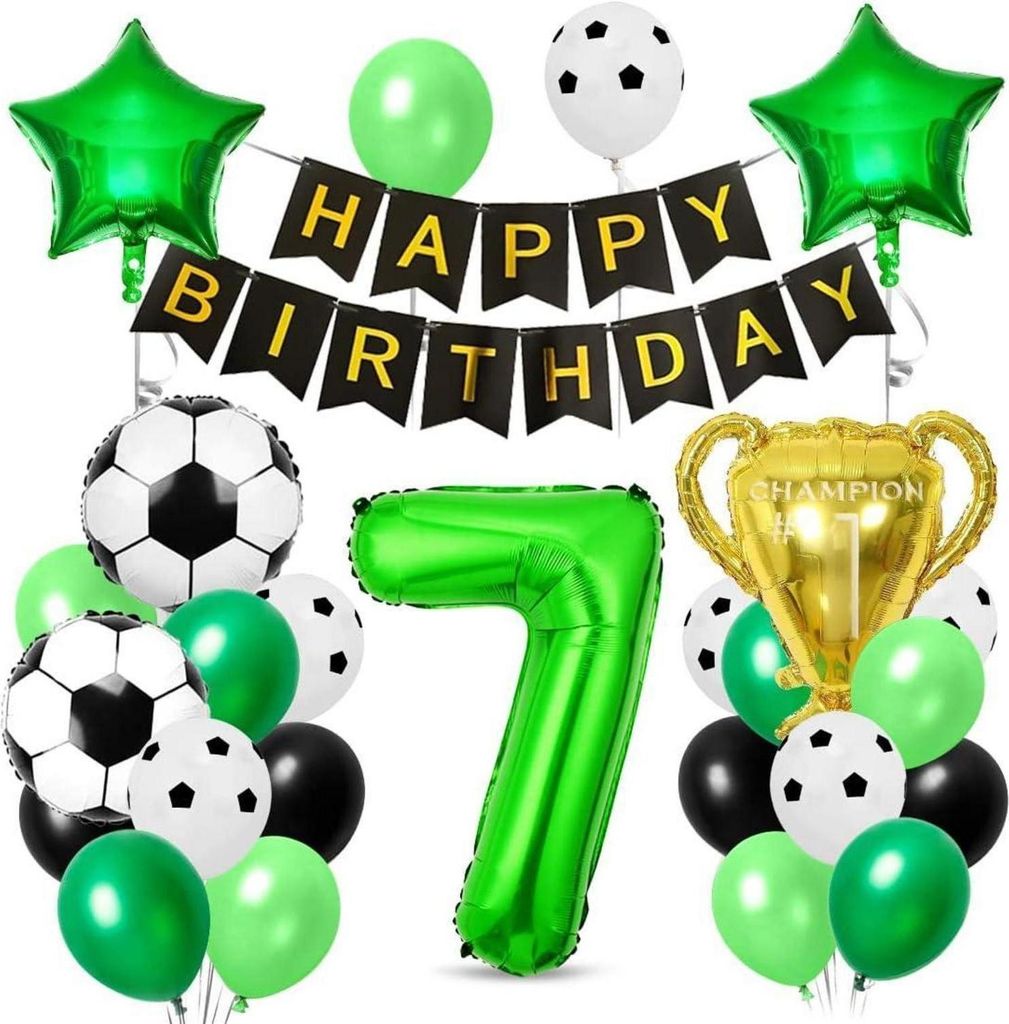 Pallone da calcio decorazione di compleanno set bambini Immagine del prodotto 