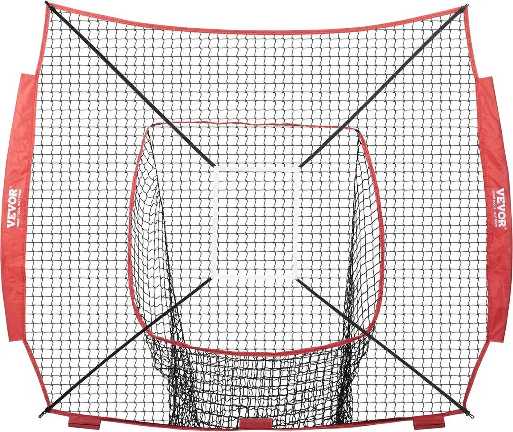 Filet de baseball pour frapper et lancer à domicile format 7x7 pieds