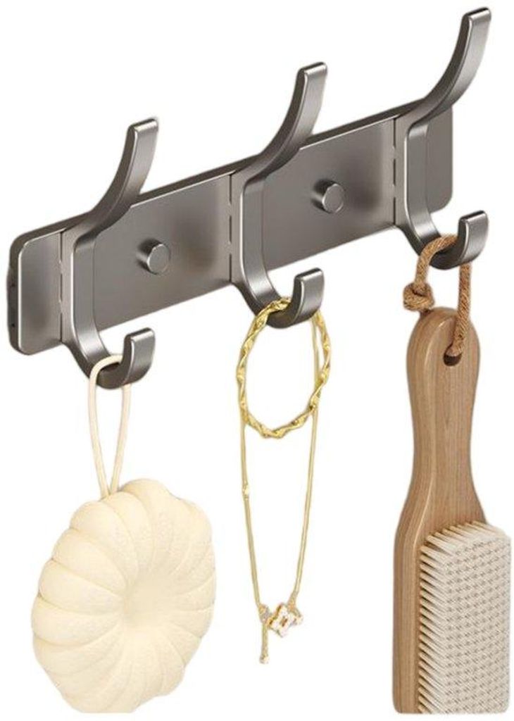Kleiderhaken - 3-teilig - 7*17,5 cm - Stahl - Für Kleidung und tägliche Bedarf - Badkammerhaken