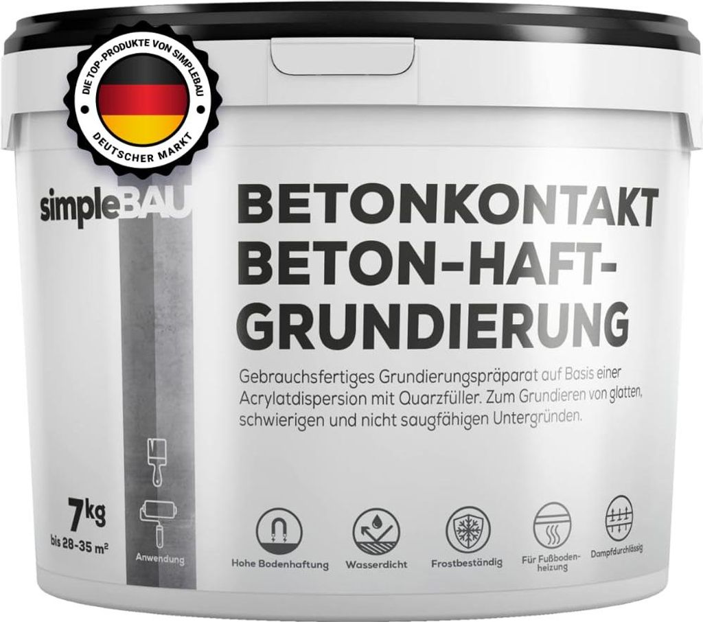 SimpleBau wasserfest Haftgrundierung für Beton Produktbild 