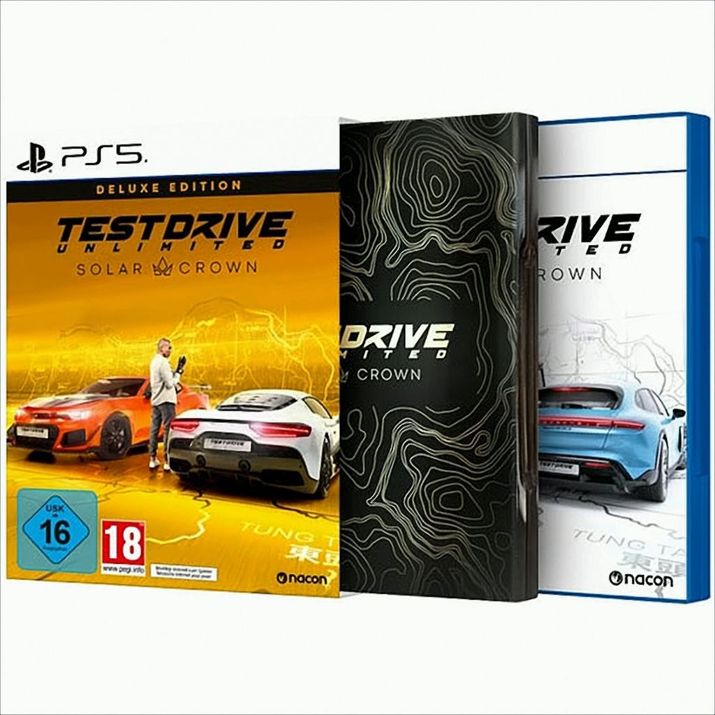 Test Drive Unlimited Solar Crown Deluxe Edition PS5 Spiel Produktbild 