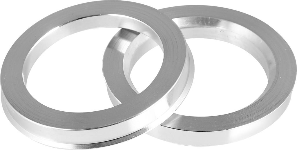 2 Stück Autonaben Zentrische Ringe Außendurchm. 72.6mm bis Innendurchm. 54.1mm