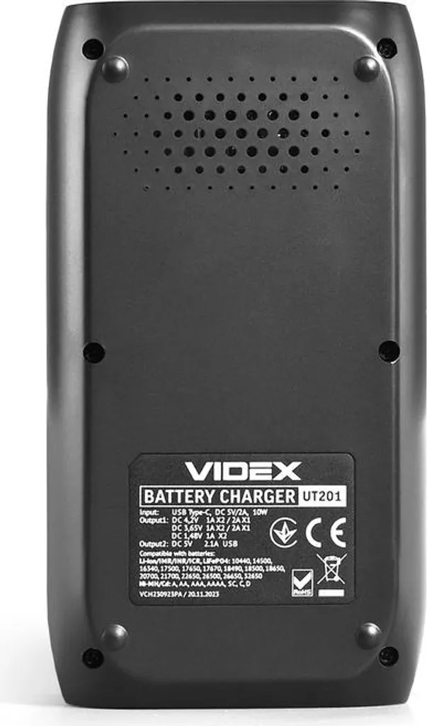 Videx Universal LCD Charger | USB-C Smart Power Solution per Gadget - 3