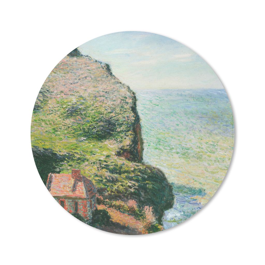 MuchoWow Mauspad Mousepad Das Wachhaus - Claude Monet 20x20 cm - Mousepads - Maus Mat - Pad - Mausunterlage - Schreibtischmatte