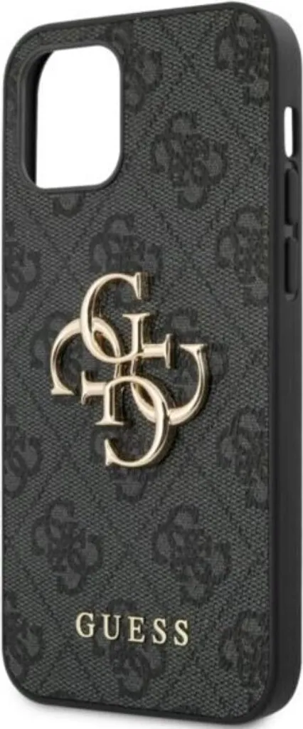 Cover Guess iPhone 12/12 Pro Grigio Big Metal Logo | Style Guide