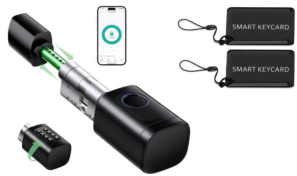 Smartes Türschloss Elektronischer Schließzylinder, Produktbild 