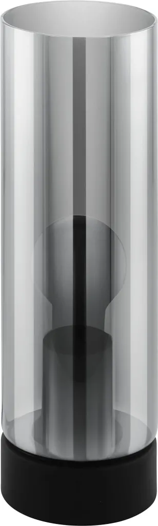 Lampe de Table Design DAMASCO 1 Eglo Noire et Verre pour Salon E27