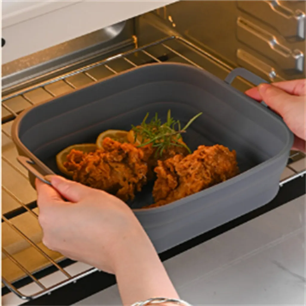 Panier Silicone Friteuse à Air 17,5 cm - Accessoire Air Fryer Lavable x2 - 3