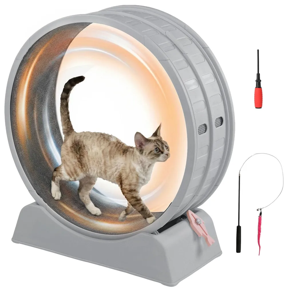 Tapis roulant pour chat contre l'ennui - Roue FCH Silencieuse 80 cm