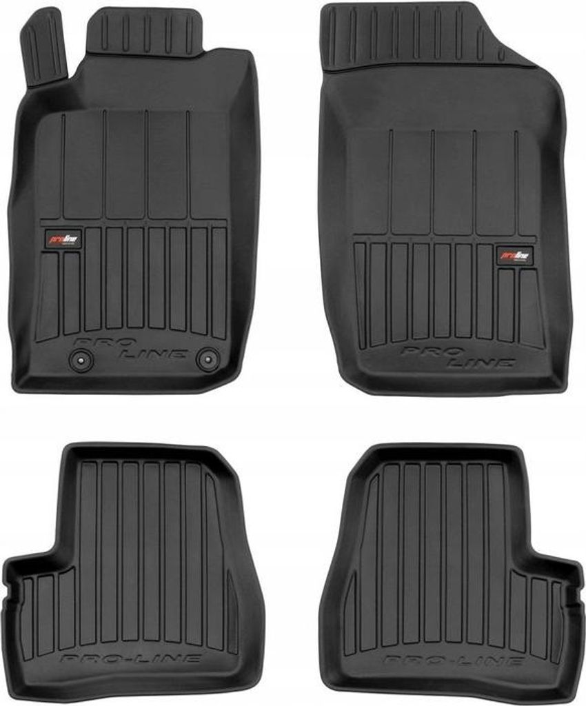 Gummimatten, Fußmatten, Türmatte Peugeot 206 1998-2012, 3D Mulde