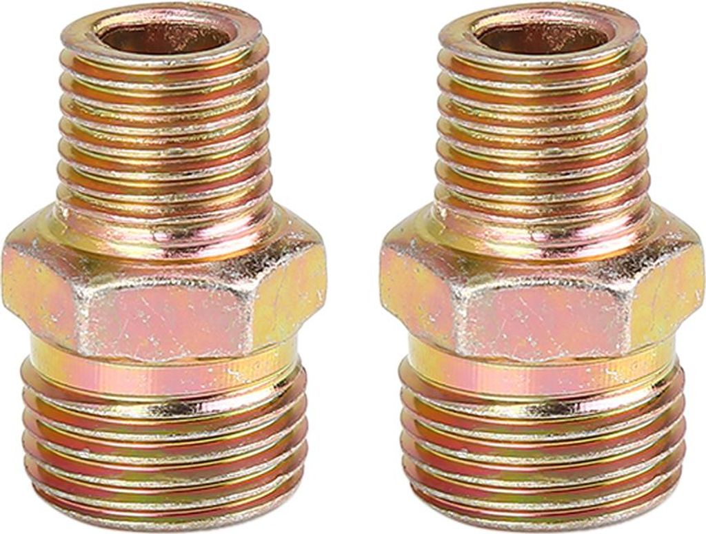 2 Stk. 1/4 "NPT Rohr zu M18x1,5 mm, gerader Luftschlauchanschluss Adapter