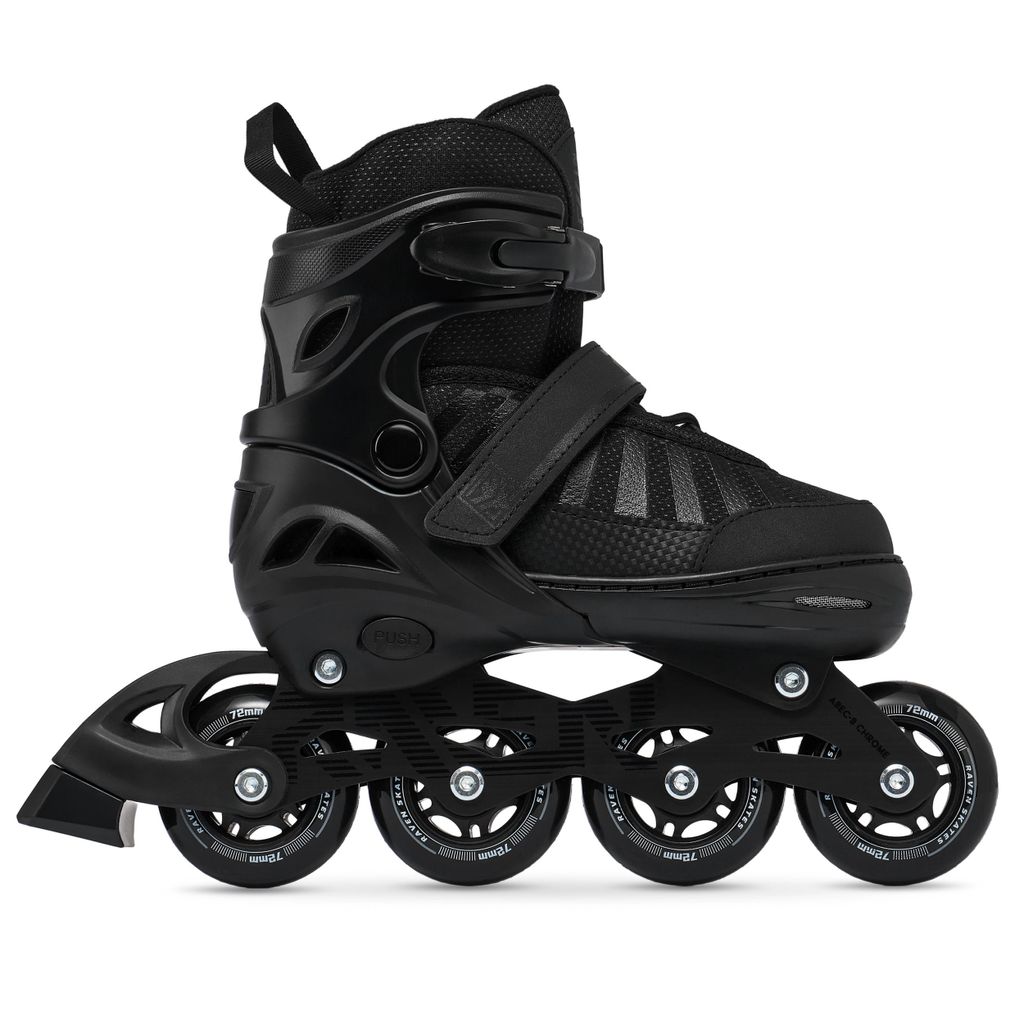 Inlineskates Inliner Raven Oxen Black 46-49 verstellbar Produktbild 