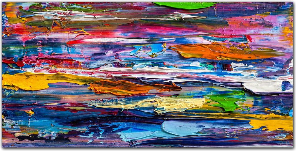 Coloray Bild aus Acryl 140 cm x 70 cm - Bild auf Acrylglas Gehärtetes Acryl Wohnzimmer Küche Dekoration Wanddekoration - Bunte Farbe
