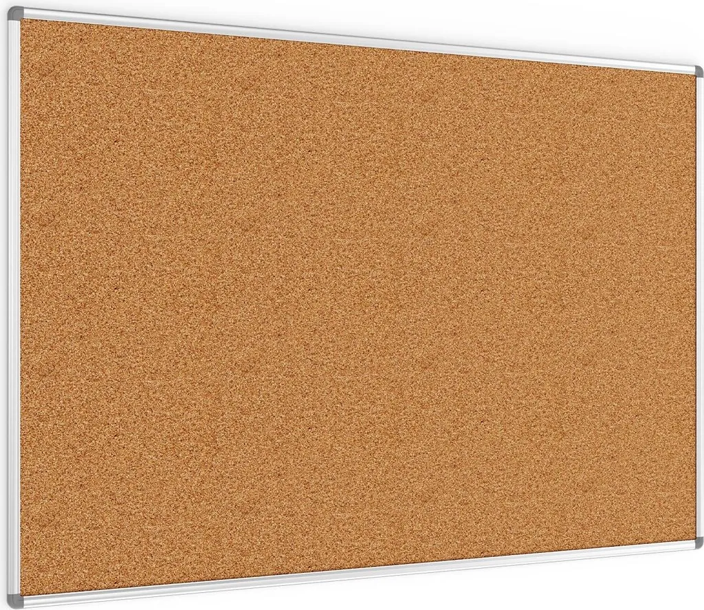 Bacheca in sughero (cornice in alluminio) 150x100 cm