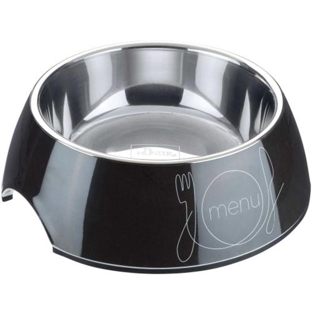 Hunter Melamin-Napf burgundos anthrazit 350 ml