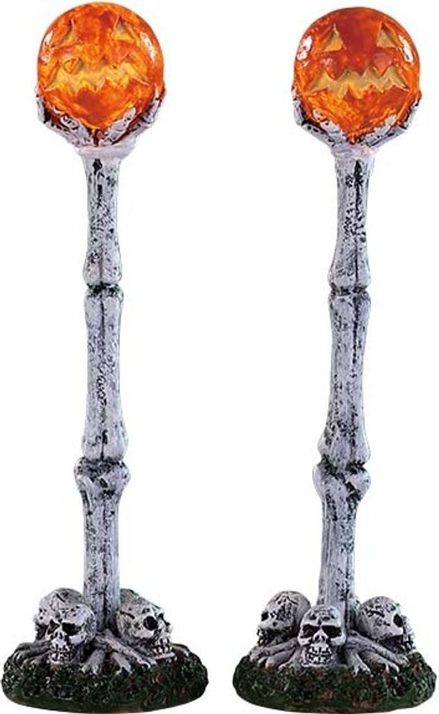 LEMAX - Lighted Lantern Bone Post