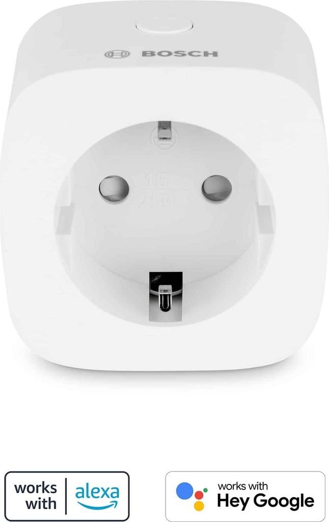 Bosch Smart Home Zwischenstecker kompakt, smarte Steckdose Produktbild 