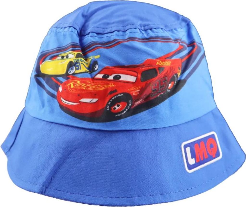 Disney Cars Lightning McQueen Kinder Jungen Fischermütze – Dunkelblau / 52