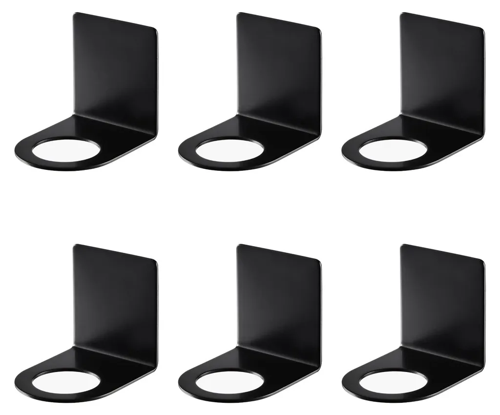 Support mural savon et liquide vaisselle inox 27mm lot de 6 unités
