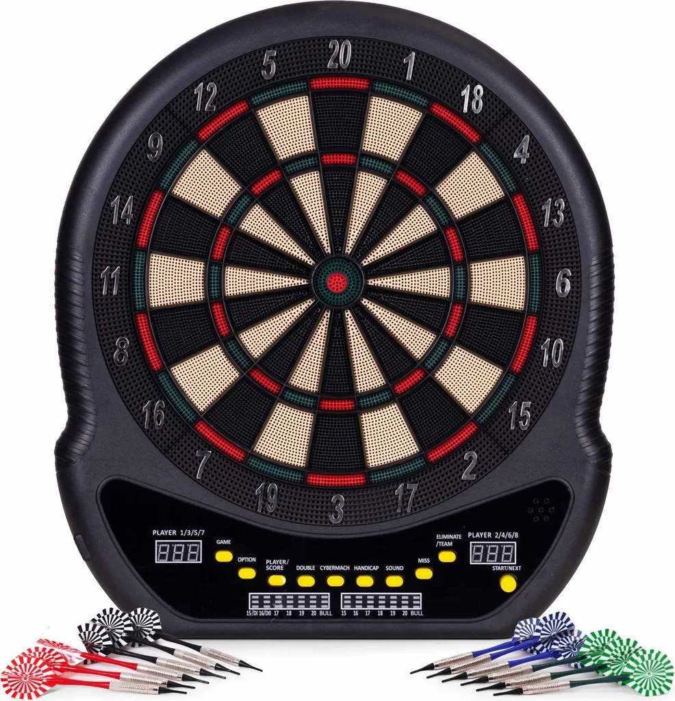 Jeu de fléchettes électronique score automatique 27 jeux 12 fléchettes