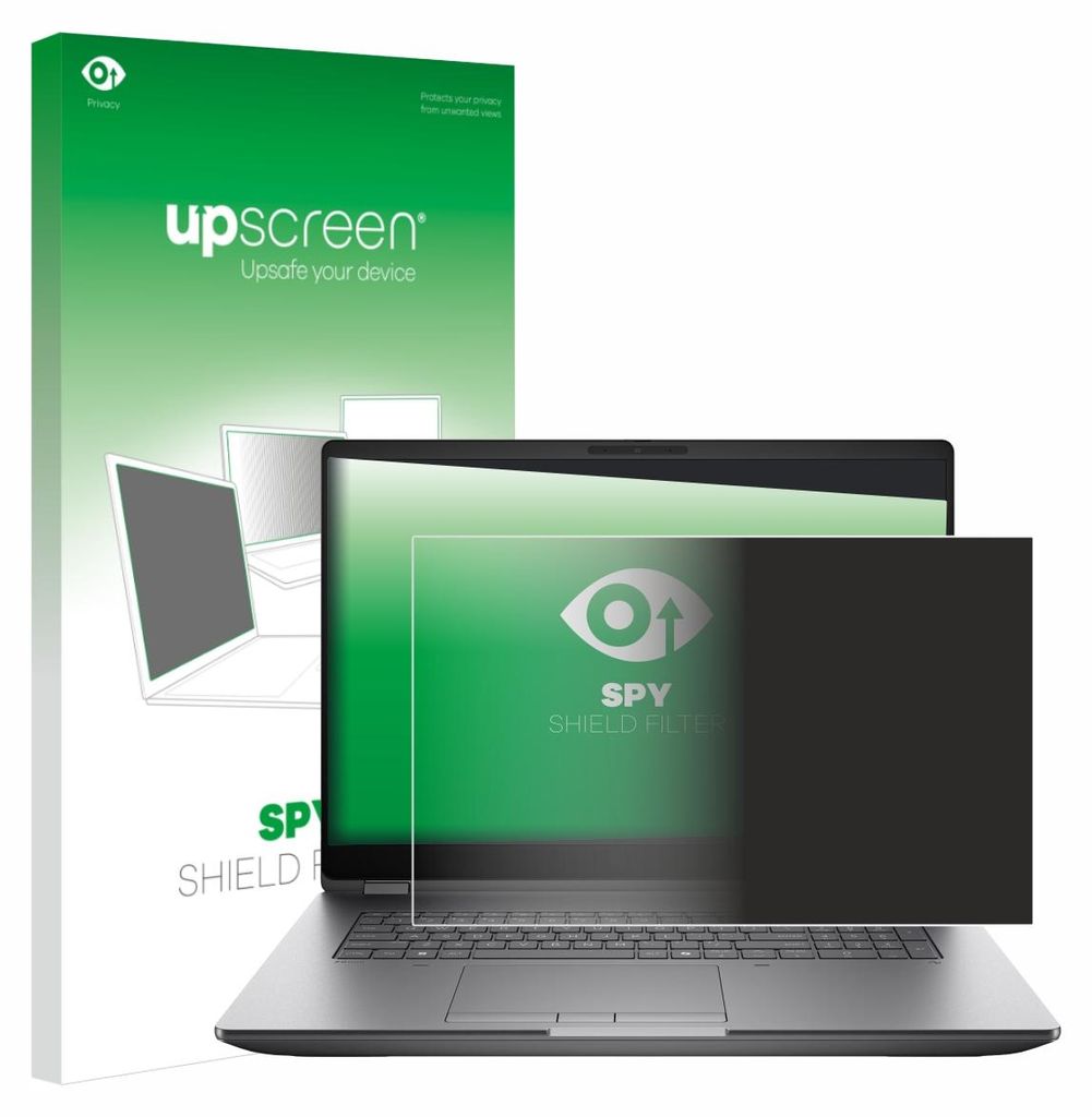 upscreen Blickschutzfilter für HP Zbook Fury G1i 16 Anti-Spy Privacy Filter Sichtschutz Blaulicht-Schutz