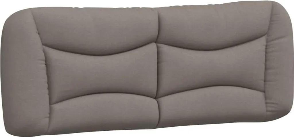Coussin de tête de lit 140 cm Hvar Taupe contre les maux de dos