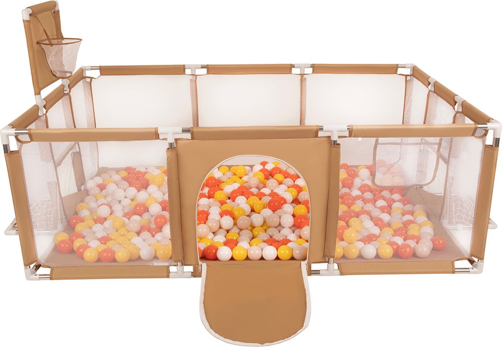 Selonis Laufstall Baby Großer Spielplatz Mit 100 Bälle Produktbild 