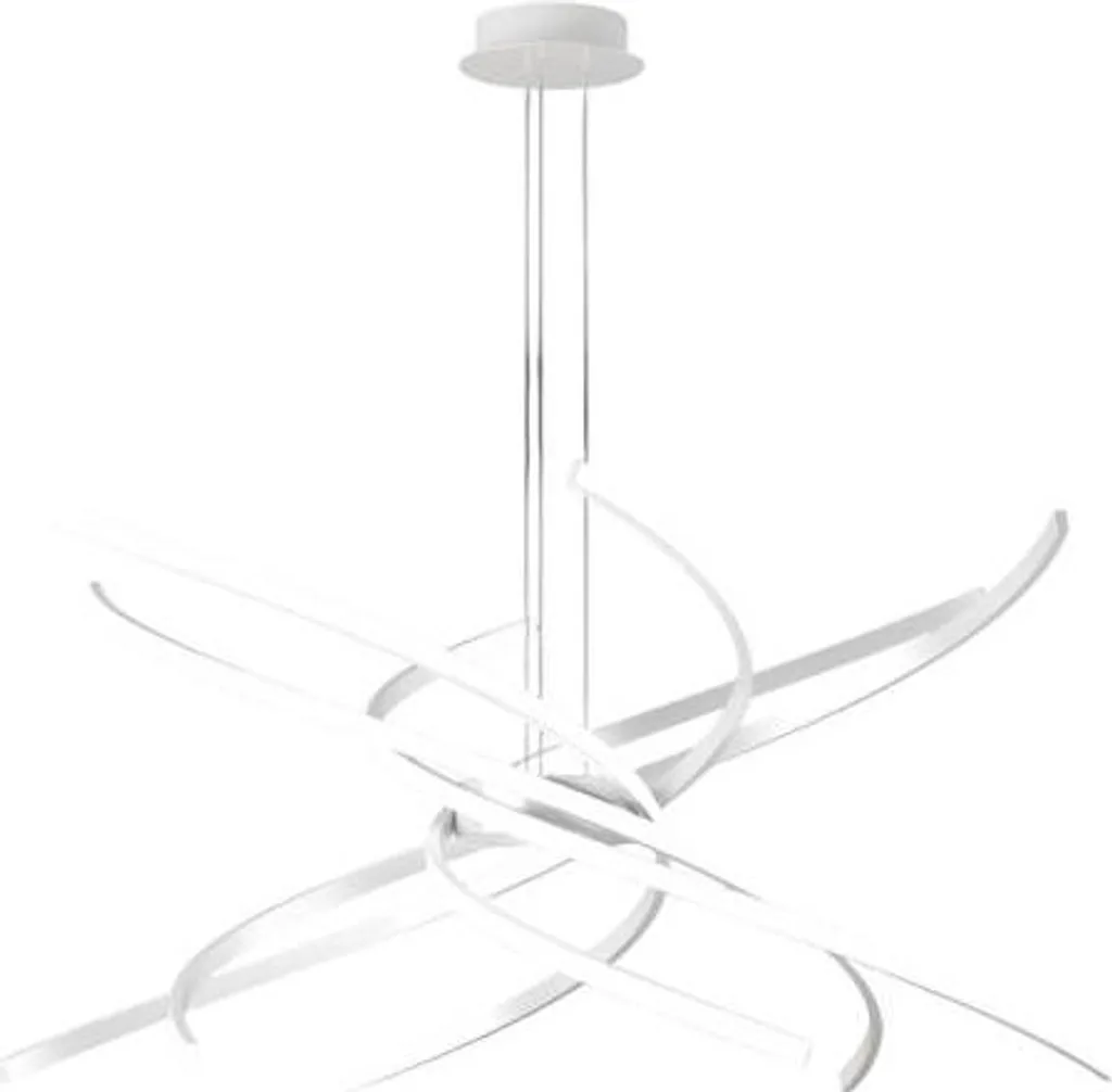 Luminaire LED Design pour Salle à Manger Top Light Tornado 69W Blanc Mat