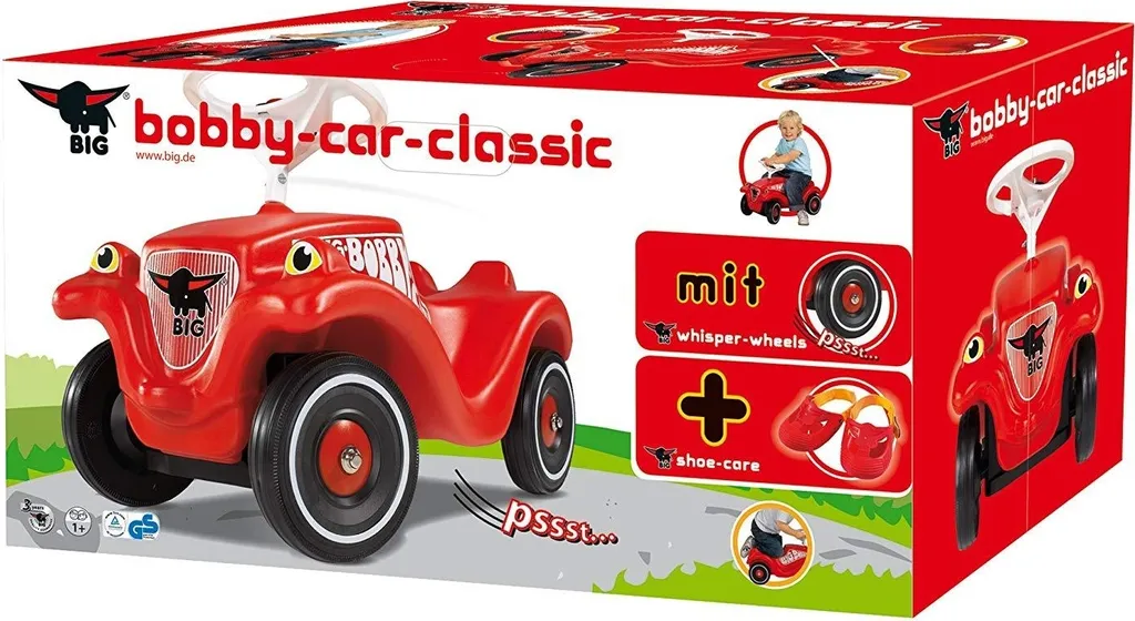 BIG Bobby Car Silencieux 800056106 : Fini le Bruit et les Chaussures Abîmées