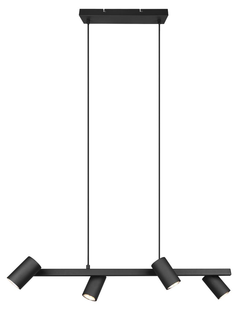 TRIO Trio Marley -riippuvalaisin 80 cm, 4-osainen, GU10, Obrázek produktu 
