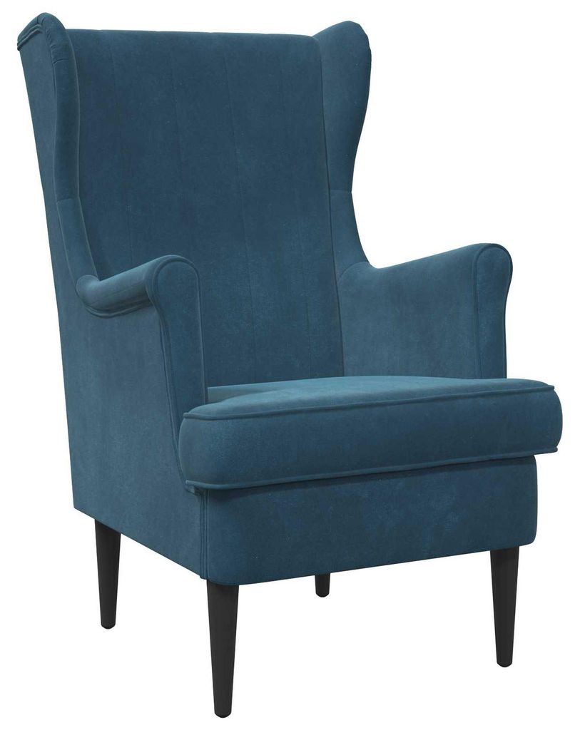 Sessel Blau Samt - Fernseh- & Relaxsessel DE1316