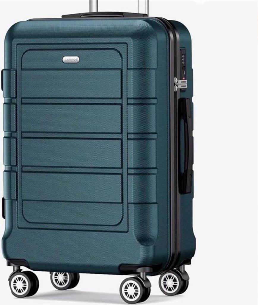 MIXI 14 Pollici Sottosella Bagaglio A Mano Mini Valigia Leggera PC Borsa Per Bambini Piccola Custodia Da Viaggio Con Lucchetto TSA Ruote Girevoli - Foto 9