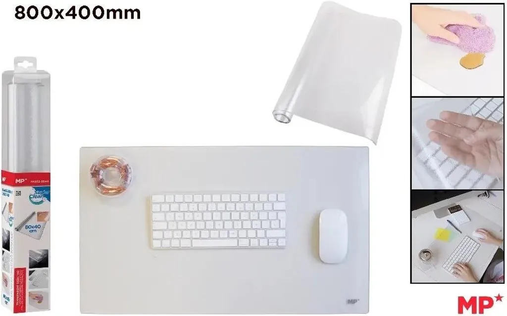 Tappetino Mouse Gaming XXL 80x40cm - Base in Gomma Antiscivolo