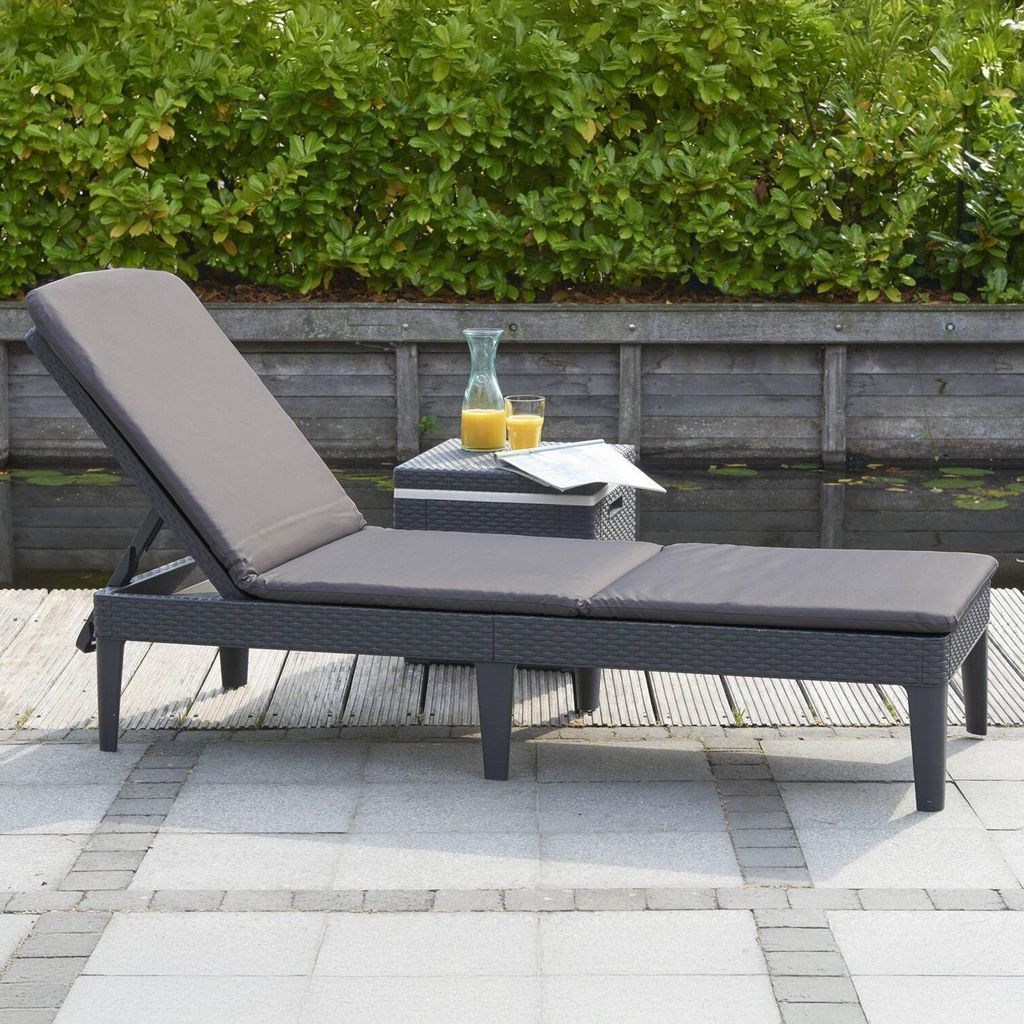 Allibert ligbed Liege Jaipur, inclusief kussen, kleur: Productafbeelding 