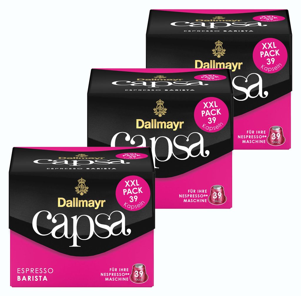 Dallmayr Capsa Espresso Barista XXL Kaffeekapseln, 39 Produktbild 