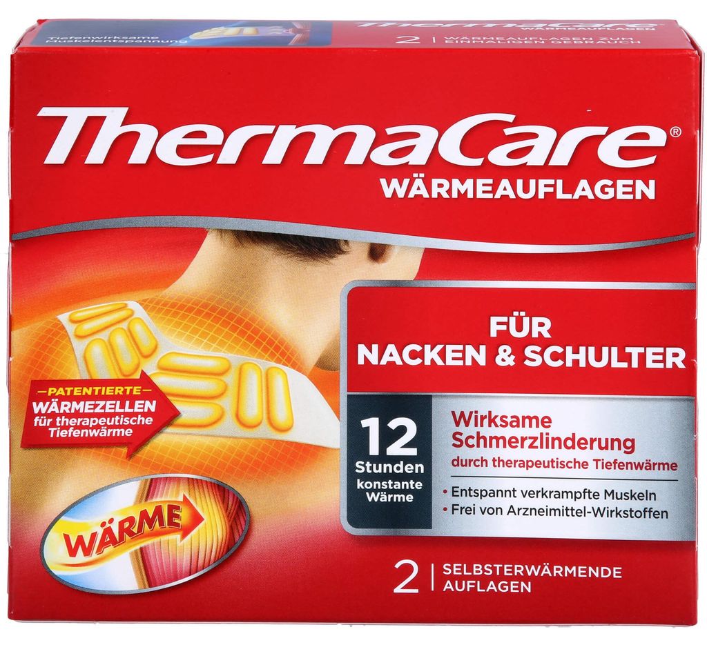 ThermaCare Wärmeauflagen für Nacken & Schulter, 2 St. Pflaster
