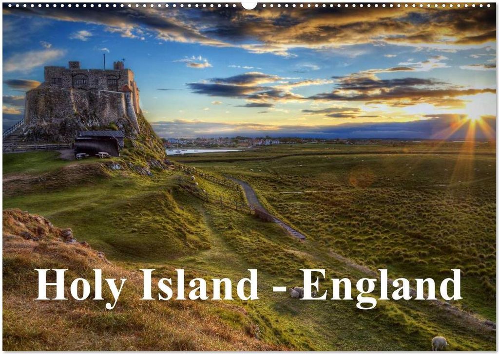Holy Island - England (Wandkalender 2026 DIN A2 quer), CALVENDO Monatskalender