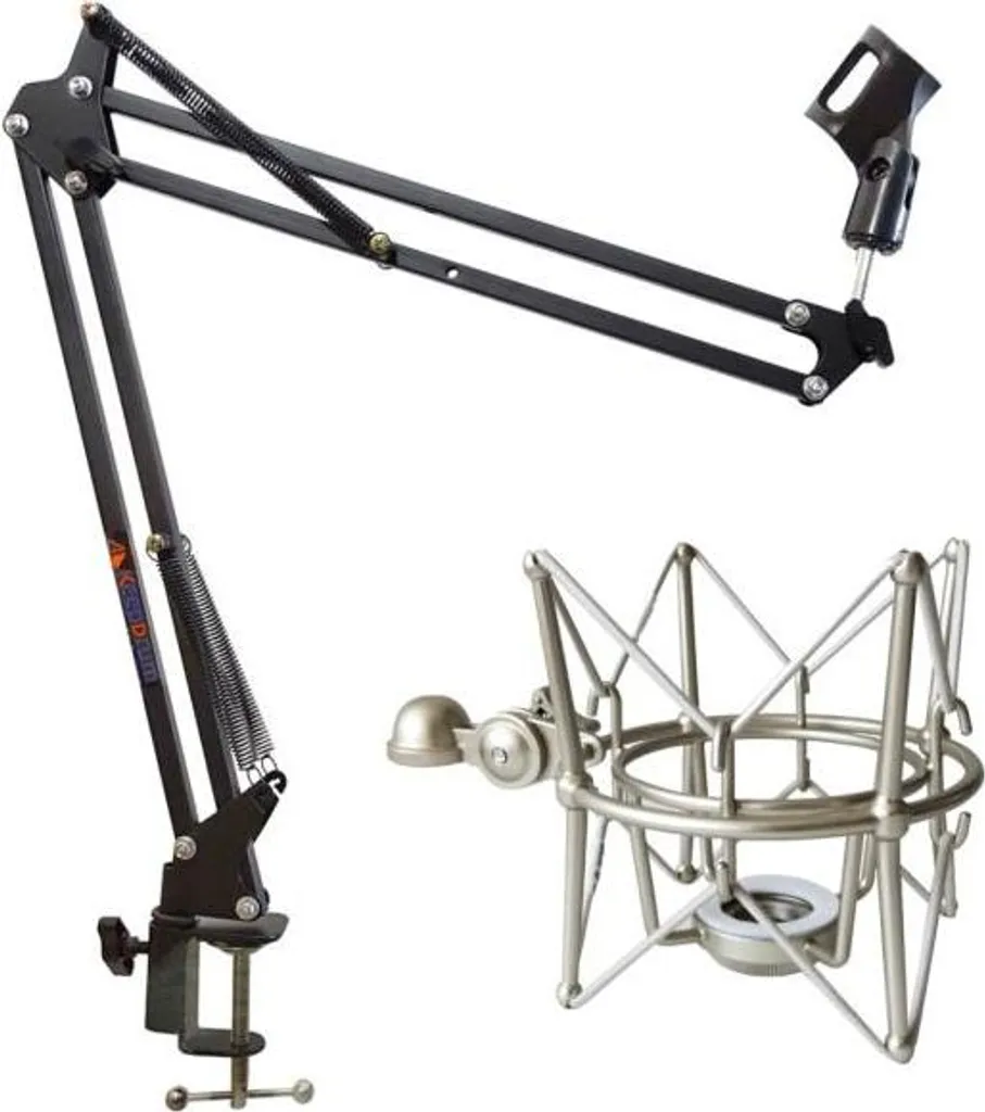 Supporto per Microfono keepdrum NB35 con Sospensione Elastica