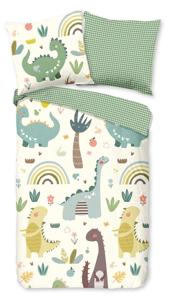 Good Morning Kinder-Wendebettwäsche Quint" salbei 1x Produktbild 